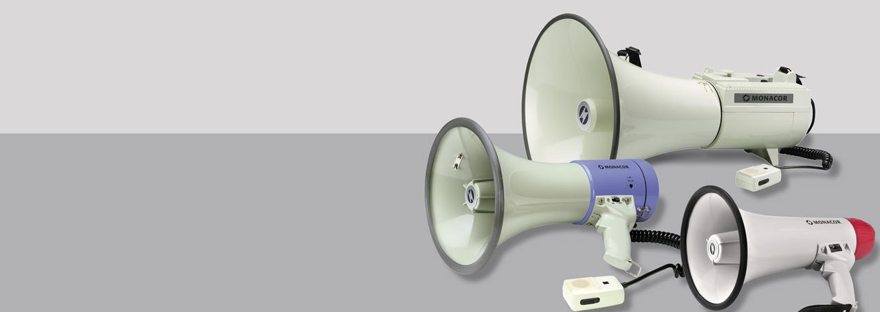 Megafone: Ein Teil der MONACOR-DNA